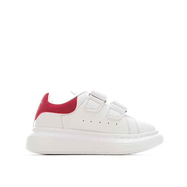 Velcro fashion low-top white shoes for Kids 8 colors