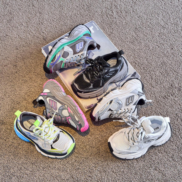 Retro Thick Sole Non-slip Tire Shoes sneakers for Kids 6 colors