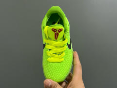 Kobe 6 Lace Up Basketball Shoes for kids 5 colors