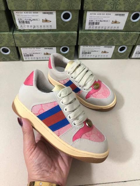 Canvas Leather Patchwork Colorblock Casual Shoes for Kids 9 colors