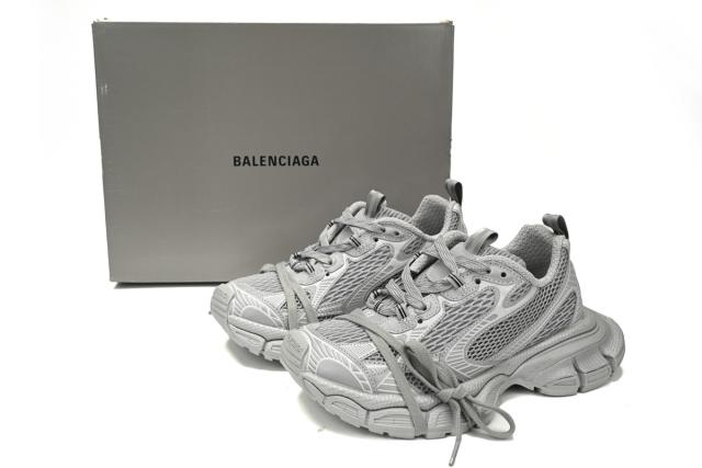 B 3XL Sneaker in Silver Light Gray 734731W3XLR1281