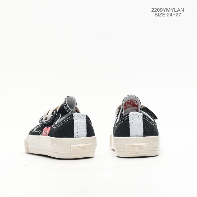 Co-branded love  velcro high/low Top board shoes for kids 4 colors