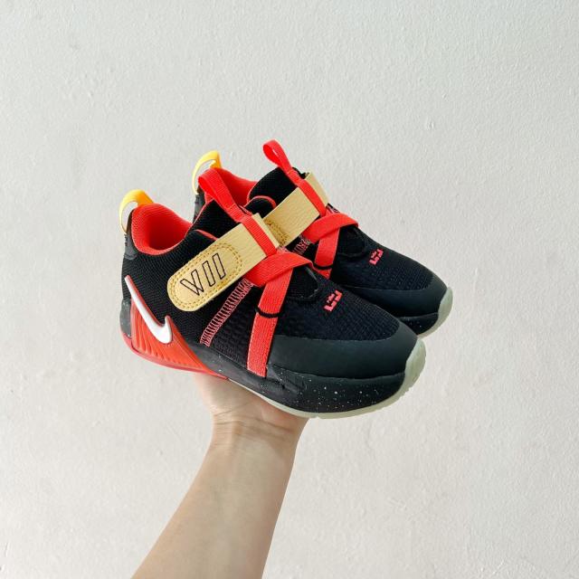 Breathable Velcro Sports Basketball Shoes for Kids 8 colors