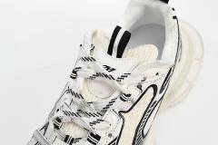 B 3XL Sneaker in Silver Rice White Black 542229W1RB50352