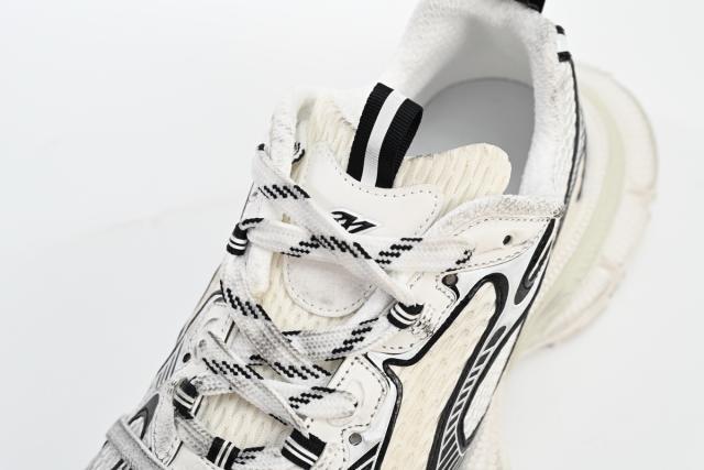 B 3XL Sneaker in Silver Rice White Black 542229W1RB50352