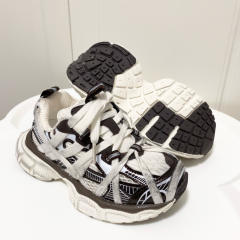 Lace-up model made old shoes for kids 4 colors