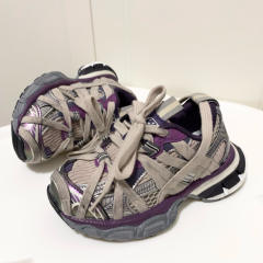 Lace-up model made old shoes for kids 4 colors