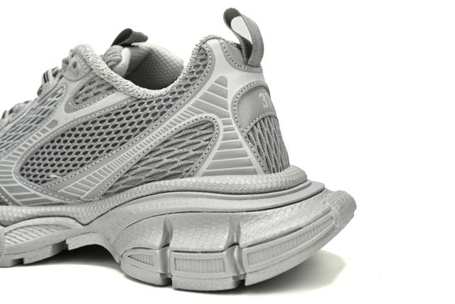 B 3XL Sneaker in Silver Light Gray 734731W3XLR1281