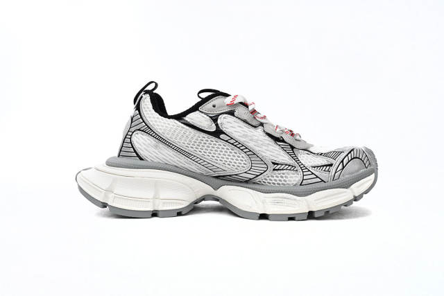 B 3XL Sneaker in Red Grey 734733W2RB52801