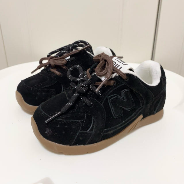 Anti-fur lace-up co-branded Sneakers for Kids 6 colors