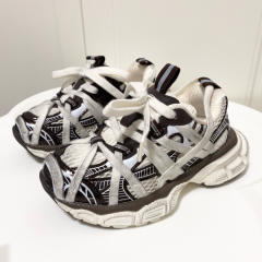 Lace-up model made old shoes for kids 4 colors