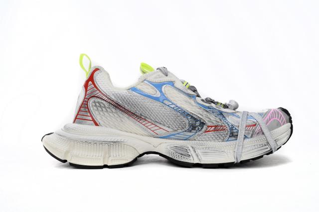 B 3XL Sneaker White Multicolor 734734W3XL59645