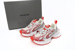 B 3XL Sneaker in White Red 734734W3XL29060