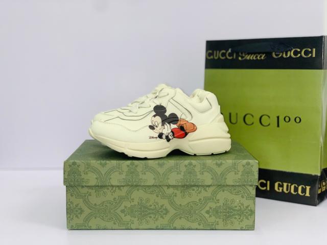 Mickey Mouse Love Letter Printed Thick Bottom Low Top Sneakers for Kids 5 colors