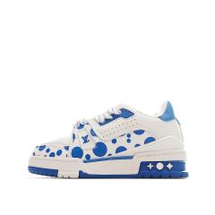 Polka Dot/Rhinestone Colorblocking board shoes for kids 6 colors