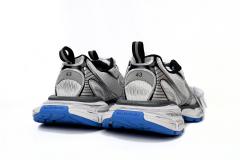B 3XL Sneaker in Black And White Blue 734734W3RB70226