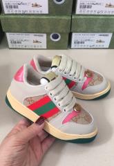 Canvas Leather Patchwork Colorblock Casual Shoes for Kids 9 colors
