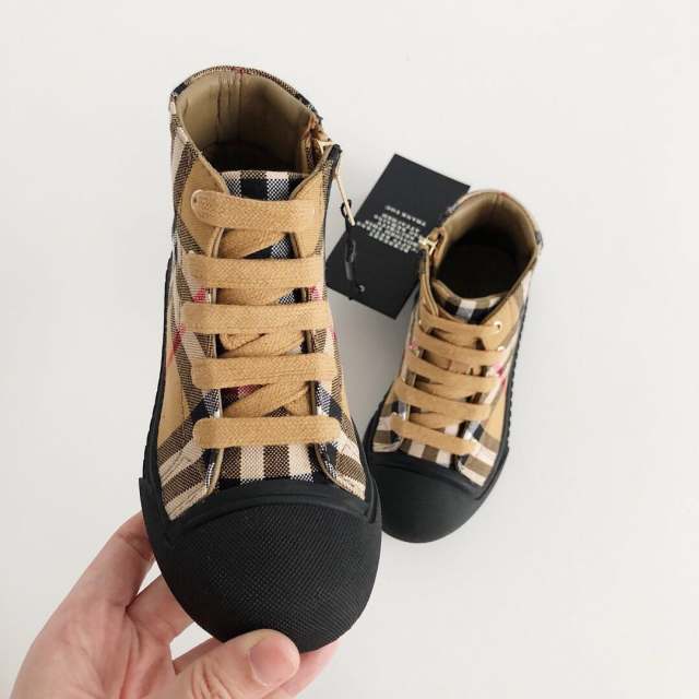 High-top side zipper Board Shoes for kids 5 colors