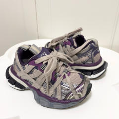 Lace-up model made old shoes for kids 4 colors