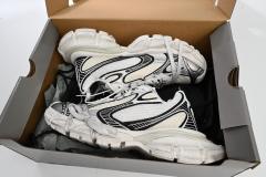 B 3XL Sneaker in Silver Rice White Black 542229W1RB50352