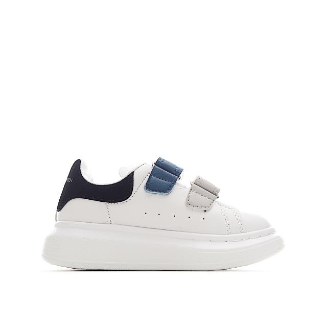Velcro fashion low-top white shoes for Kids 8 colors