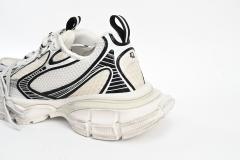 B 3XL Sneaker in Silver Rice White Black 542229W1RB50352
