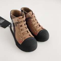 High-top side zipper Board Shoes for kids 5 colors