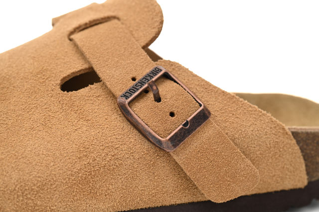 Bs Boston Suede Cork Brown Pattern Footbed 1023465