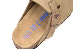 Bs Boston Soft Footbed Suede Leather Taupe 0560773
