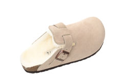 Bs Boston Shearling Coin Suede Beige E14T002N6L