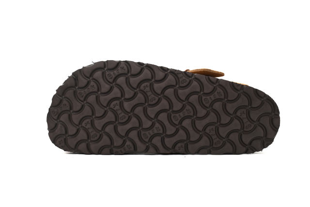 Bs Boston Suede Cork Brown Pattern Footbed 1023465