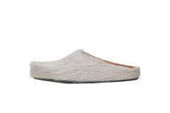 M@rni Long-hair Calfskin Fussbett Sabot Grey SBMR000600P412200N15