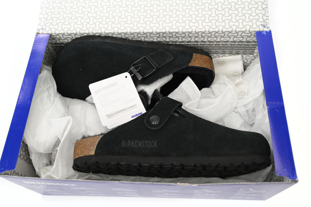 Bs Boston Shearling Suede Leather Black 259881