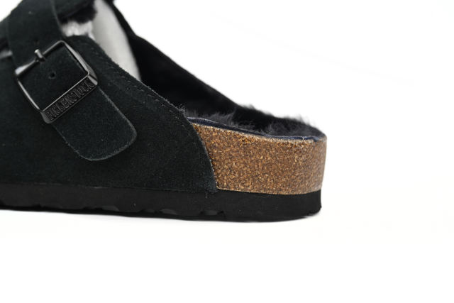 Bs Boston Shearling Suede Leather Black 259881