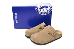 Bs Boston Soft Footbed Suede Leather Taupe 0560773