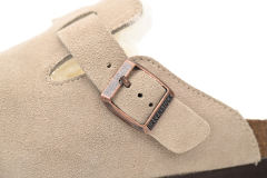 Bs Boston Shearling Coin Suede Beige E14T002N6L