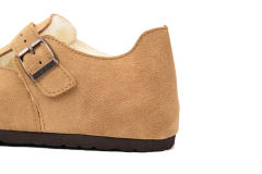 Bs London Shearling Sandals Tea 1014962