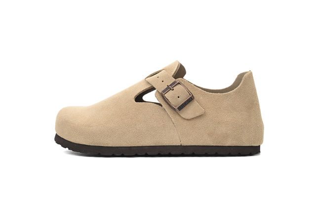 Bs London Suede Sandals Taupe 1010504