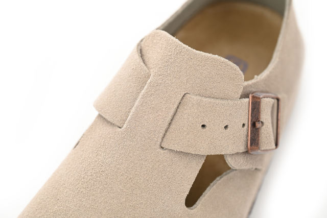 Bs London Suede Leather Taupe 1010503