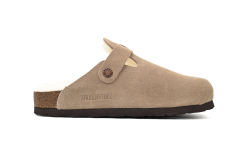 Bs Boston Shearling Coin Suede Stone 6745673