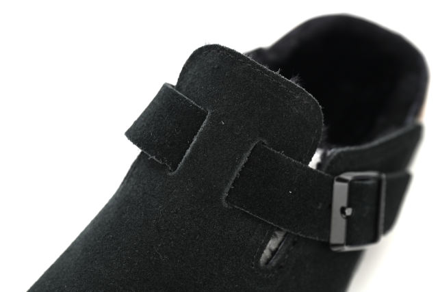 Bs Boston Shearling Suede Leather Black 259881