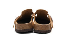 Bs Boston Suede Cork Brown Pattern Footbed 1023465