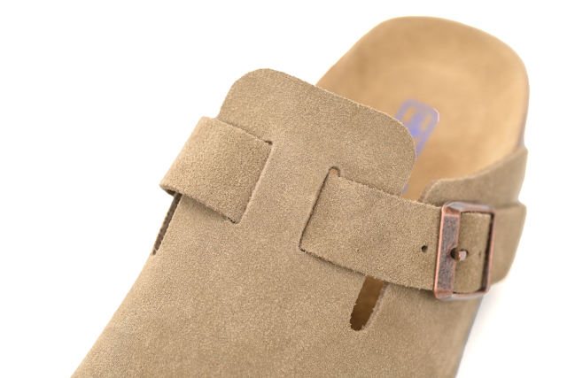 Bs Boston Soft Footbed Suede Leather Taupe 0560773