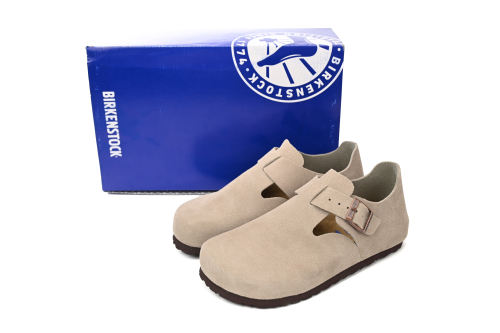 Bs London Suede Leather Taupe 1010503