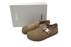 D  by Birkenst0ck Mule Tokio Khaki Nubuck Calfskin 3SA116ZSD_H620