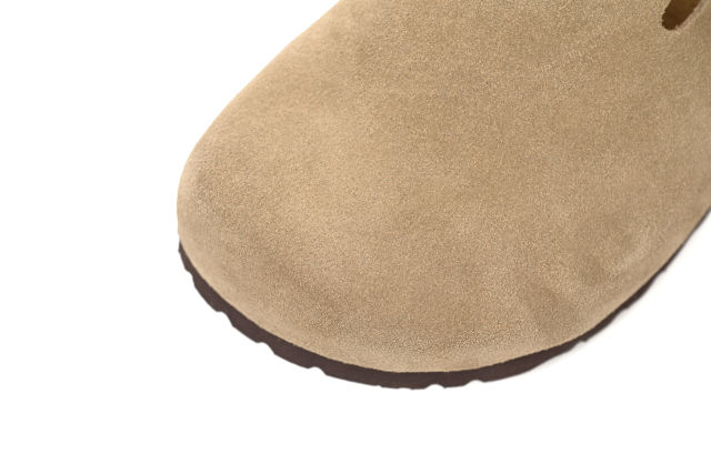Bs Boston Soft Footbed Suede Leather Taupe 0560773