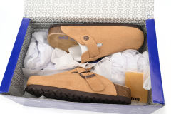 Bs Boston Suede Cork Brown Pattern Footbed 1023465