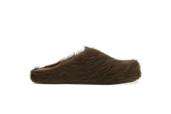 M@rni Long-hair Calfskin Fussbett Sabot Brown SBM@rniS004601P412200M@rni37