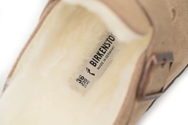 Bs Boston Shearling Coin Suede Stone 6745673