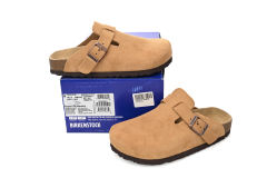 Bs Boston Suede Cork Brown Pattern Footbed 1023465
